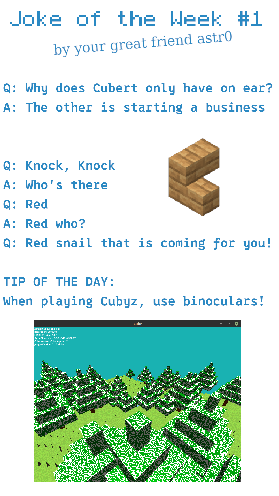 1st newsletter